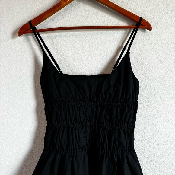 Tularosa Women's Donna Black Fit & Flare Smocked Mini Dress Size XS - Picture 4 of 9